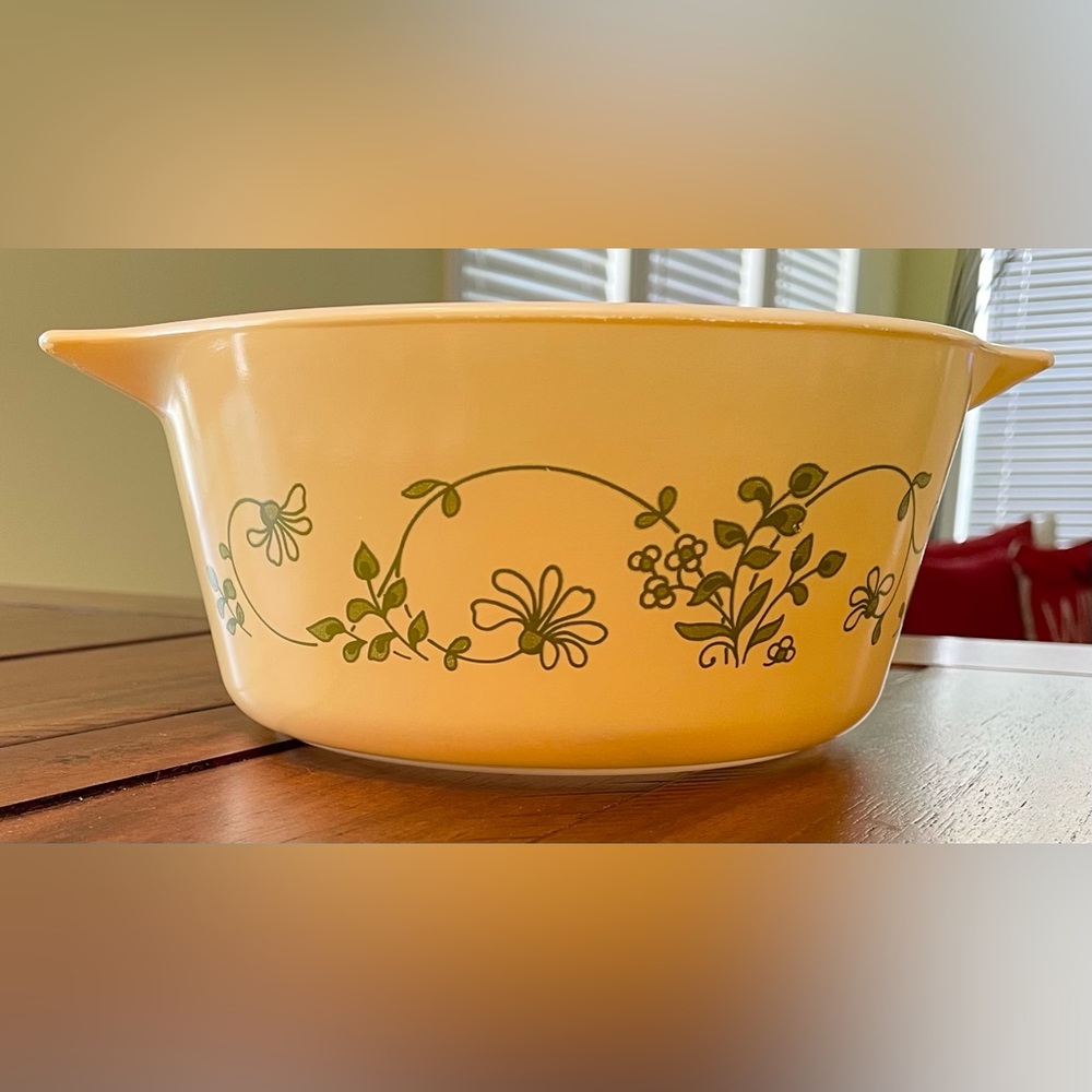VINTAGE Pyrex 474-B Casserole Dish 1.5 - ***NO LID*** - Shenandoah Pattern-Glass